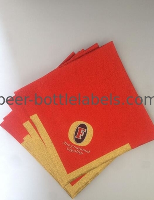 UV Proof Aluminum Foil Labels Embossed Printed Aluminum Foil Stickers