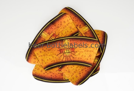 Water Resistant Aluminum Foil Labels Offset Printing 0.02μ - 0.03μ Thickness
