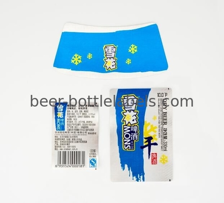 Heat Resistant Waterproof Beer Bottle Labels , Beer Bottle Stickers