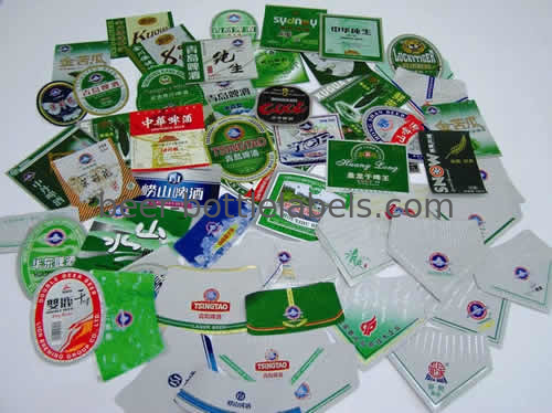 Silver Foil Embossed Metallic Labels Personalized Wine Bottle Labels 9 Colors