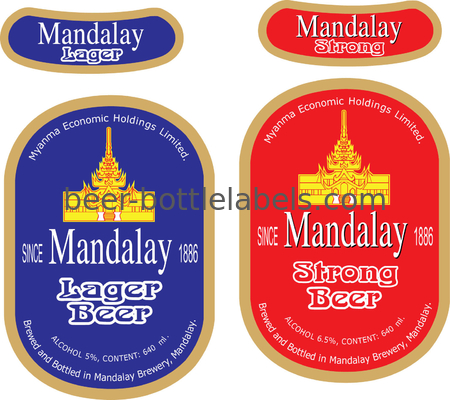 Scratch Retardant Beer Bottle Neck Label Alcohol Proof With HACCP Certificated