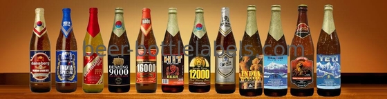 Anti Ultraviolet Metalized Labels Wet Strength Paper Beer Body Label Four Or Six Colors