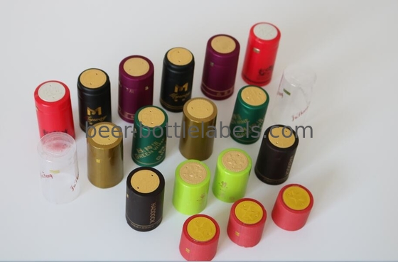 High Grade Aluminium Foil PVC Wine Capsules For Wine Bottle Cap Sealing