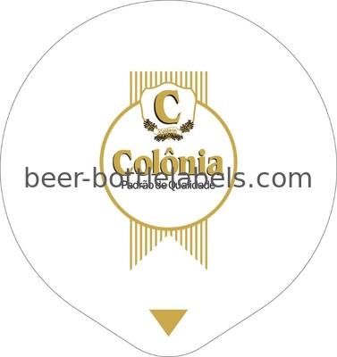 Tear Resistant Metalized Label Maker For Beer Bottles Full Color SGS Certificate