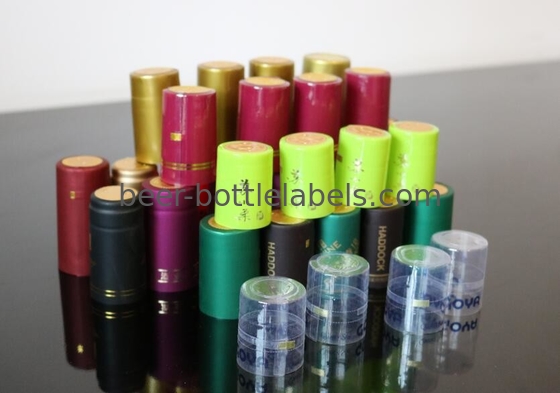 Matte Burgundy Personal Heat Shrink Capsules Non Toxic 60mic - 80mic Tickness