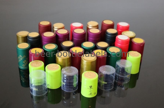 Matte Burgundy Personal Heat Shrink Capsules Non Toxic 60mic - 80mic Tickness