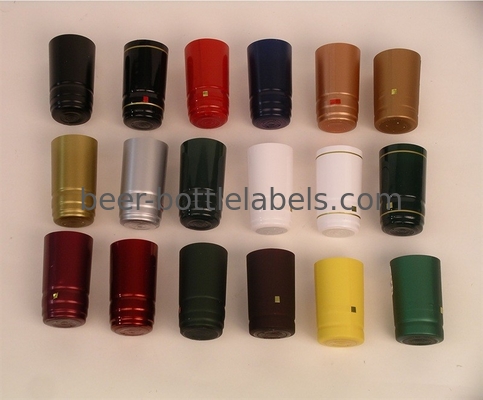 Custom Aluminum Plastic Heat Shrink Capsules Water Proof With Tear Tabs