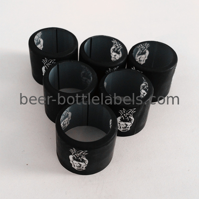 Customized Red PVC Wine Capsule Heat Shrinker Gravure Printing 75 Micron