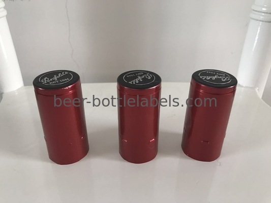 Red Wine Bottle Foil Capsules Waterproof Champagne Foil Capsules Gravure Printing