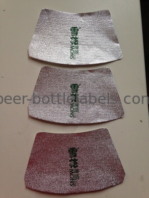 Water Proof Full Color Metal Foil Labels Lightweight For Cosmetic , Food
