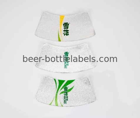 Self Adhesive Printed Foil Labels Waterproof Anti UV Food Grade Logo Printing