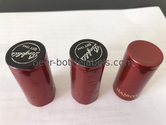 Custom Colorful Aluminum Cap For Whisky Brandy High Quality Customized Logo Bottle Hot Sale Lids For Wine Bottles