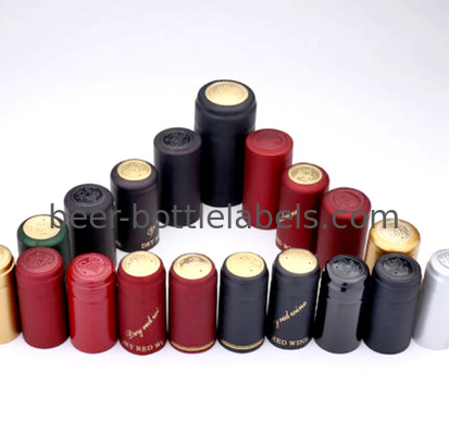 Custom Printed Design Custom Size Pvc Wine Capsule For Glass Bottle Shrink Capsules
