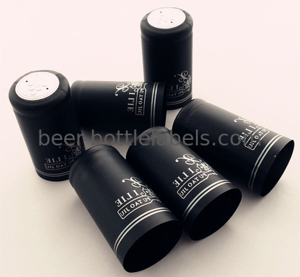 Custom Logo Champagne Pvc Shrink Capsule Embossed Wine Bottle Shrink Capsule Cap Sleeve