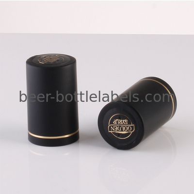custom logo Champagne PVC shrink capsule embossed wine bottle shrink capsule cap sleeve