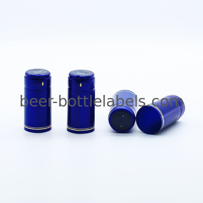 Fast Delivery Non Spill PVC Shrink Capsule Sleeve Wine Bottle Shrink Cap Aluminium Foil Burgundy Screw Cap