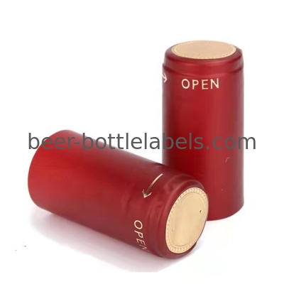 Custom PVC Heat Shrink Wrap for Wine Bottle Caps