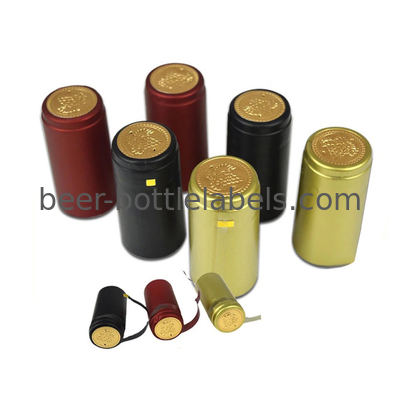 China Factory PVC Heat Shrink Sleeves for Bottle Capsule Wine Bottle Cap