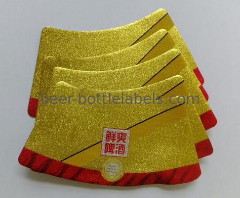 Custom Printing Self Adhesive Beer Labels Metallized Paper Bottle Labels