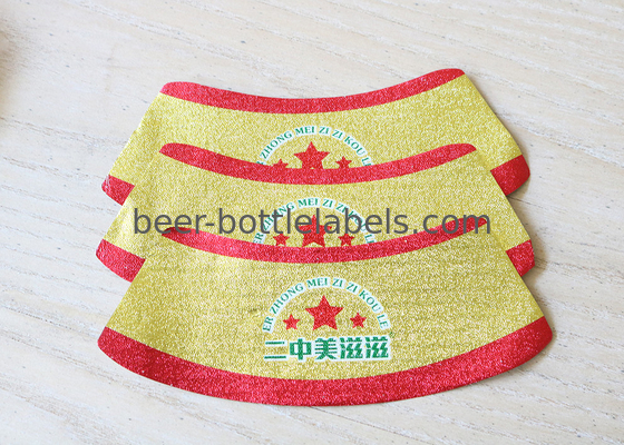 High End Custom Wine Bottle Label Mak Laser Metallized Paper For Beer Label