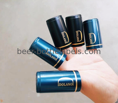 Oil Proof Heat Shrinkable Film Wine Bottle Capsules For Olive Oil Bottle Cap