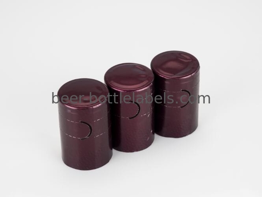 Customized Size Matt Heat Shrink Capsules Waterproof Multi Color For Vodka Caps