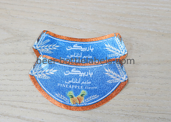 Custom Printing Beer Neck Label Metalized Labels With HACCP Certificated