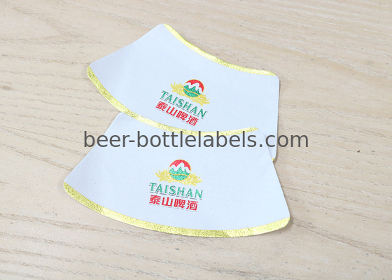 Full Color Self Adhesive Beer Labels Wet Strength Metalized UV Printing