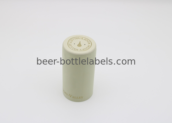 Custom printed design polylaminate capsule heat Shrinkable wine bottle capsule with tear-off strip 30*60mm aluminum caps