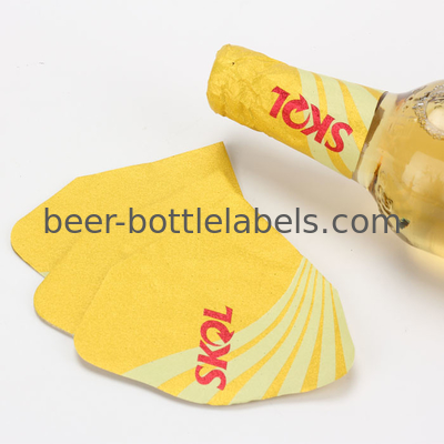 OEM Waterproof Metalized Labels Custom Adhesive Sticker Beer Labels For Wine Bottle