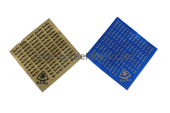 Custom Printed Water Resistant Gold Foil Beverage Beer Label Sticker Beer Label