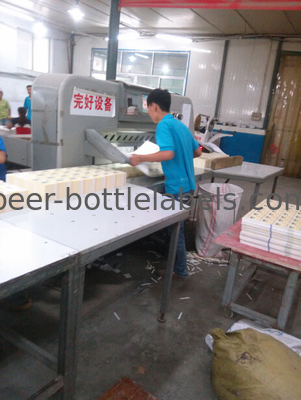 Printed aluminium foil beer neck label/Aluminum Neck Label Foil For Beer bottle