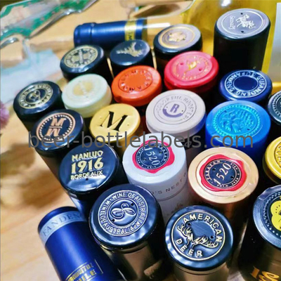 Custom PVC Heat Shrink Clear Tin Aluminum Wine Bottle Wine Capsules For 750ml Wine Bottle Shrink Caps