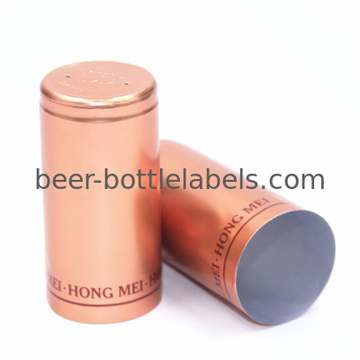 Custom printing logo Heat Shrink Polylaminate PVC Capsule with Tear tab