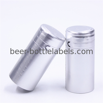 Custom printing logo Heat Shrink Polylaminate PVC Capsule with Tear tab