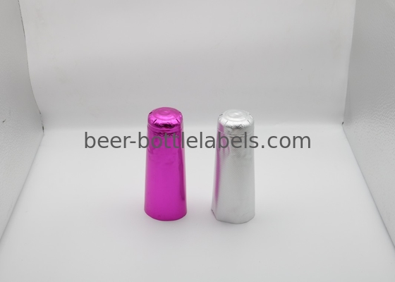 Colorful New Champagne Foil Glass Bottle Wine Foils and Capsules Aluminum Foil Wine Bottle Capsule