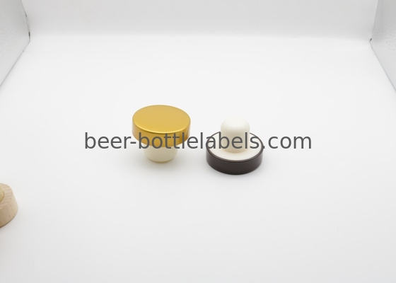 Custom Wood Glass Metal Aluminum Cap Cork Spirit Liquor Vodka Brandy Wine Bottle Cap Cork Round Square Glass Bottle