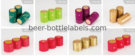 Eco Friendly Custom PVC Shrink Capsules For Wine Bottle Gravure Printing