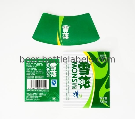 Heat Resistant Waterproof Beer Bottle Labels , Beer Bottle Stickers