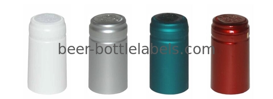 Customized Red PVC Wine Capsule Heat Shrinker Gravure Printing 75 Micron