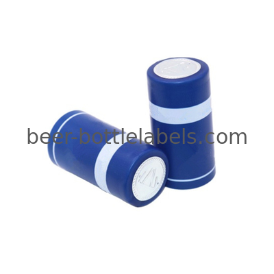 PVC tear bottle heat shrinkable cap different size wine bottle sealing cover custom logo PVC shrink capsule